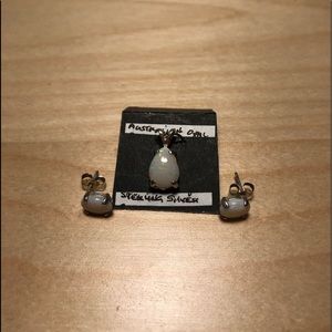 Opal Earrings and Pendant